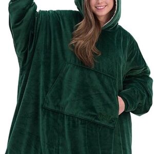 Comfy USA Forest Green Hooded Comforter
